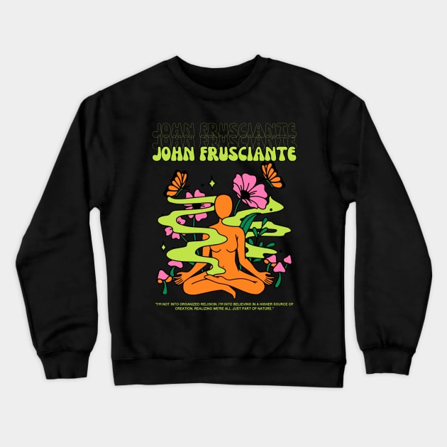 John Frusciante // Yoga Crewneck Sweatshirt by Mamamiyah